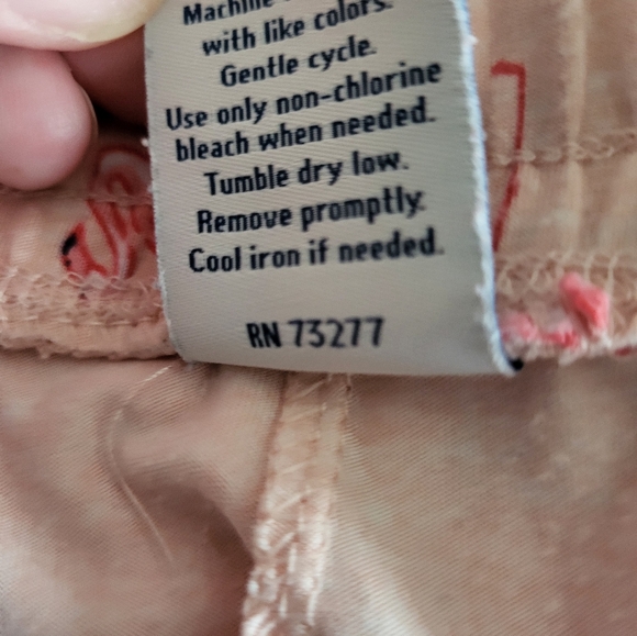 Croft & Barrow 2 Pc Pink Flamingo PJ Set - Picture 5 of 6